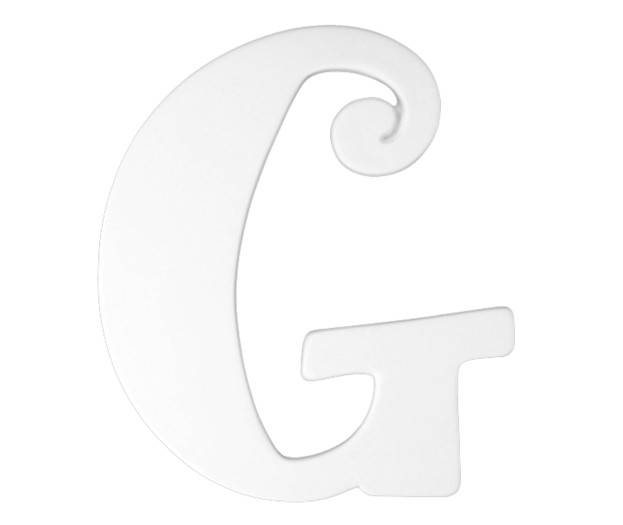 8" Curvy Letters