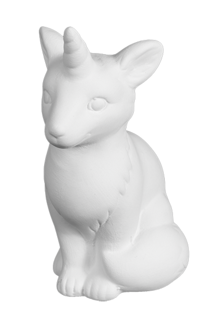 Fox Unicorn pottery