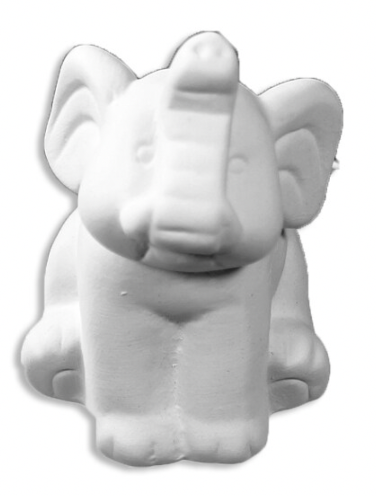 Elephant Sitting Pottery