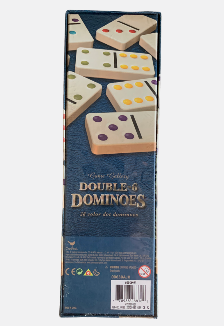 Double 6 Color Dot Dominoes