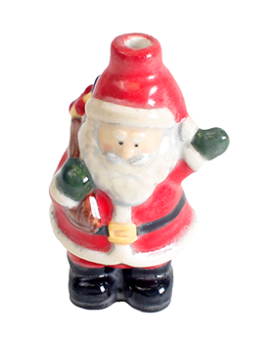 Jolly Santa Ornament Pottery
