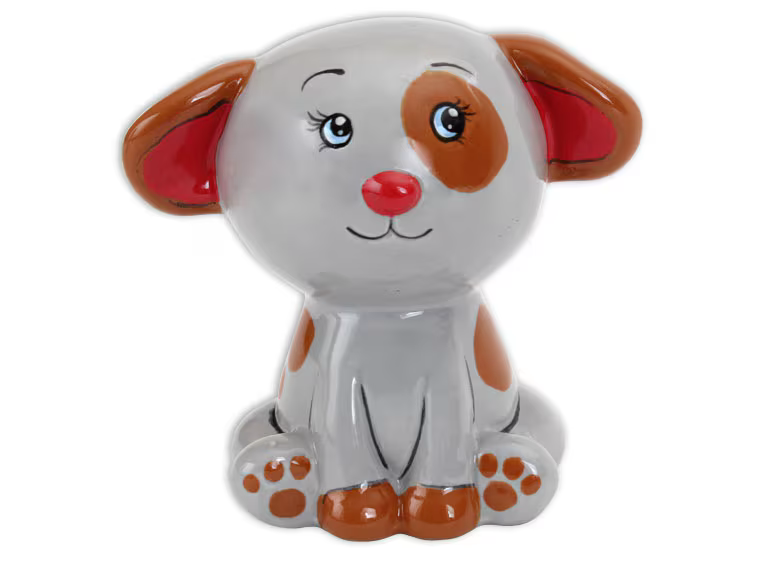 Dog Sitting Pottery
