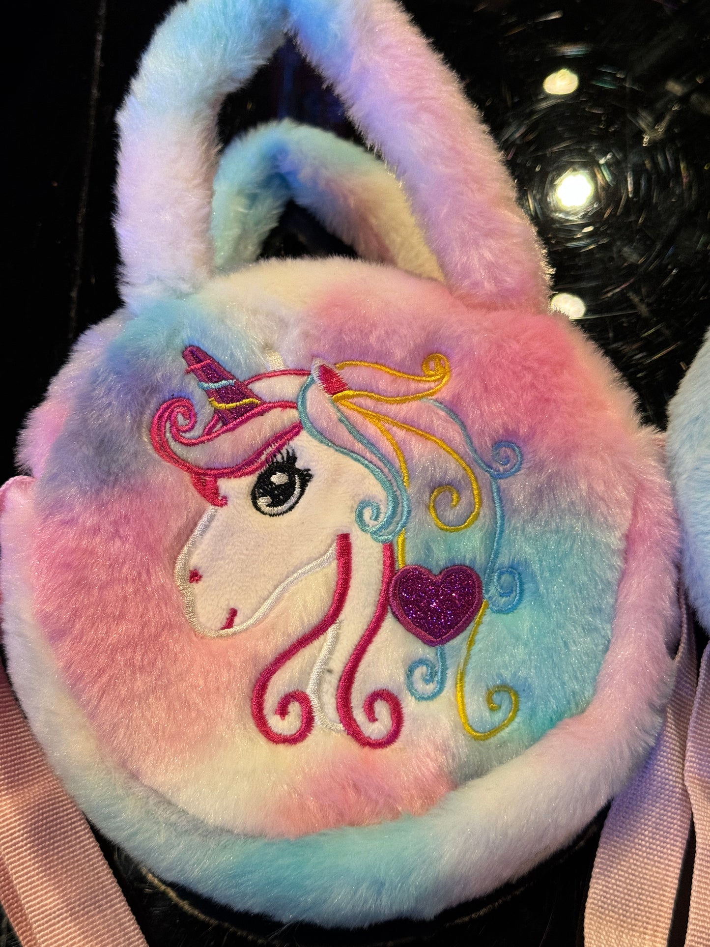 Fluffy Unicorn Purse