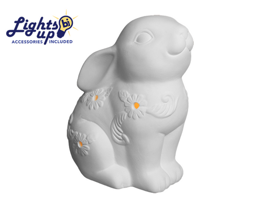 Lighted Baroque Bunny