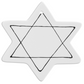 Hand Detailed Star of David Party Ornament