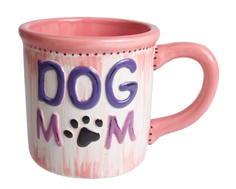 Dog Mom Tin Mug