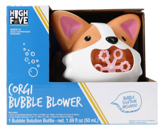 Corgi Bubble Machine