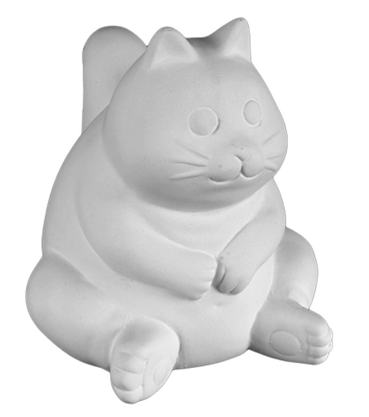 Plump Cat Figurine