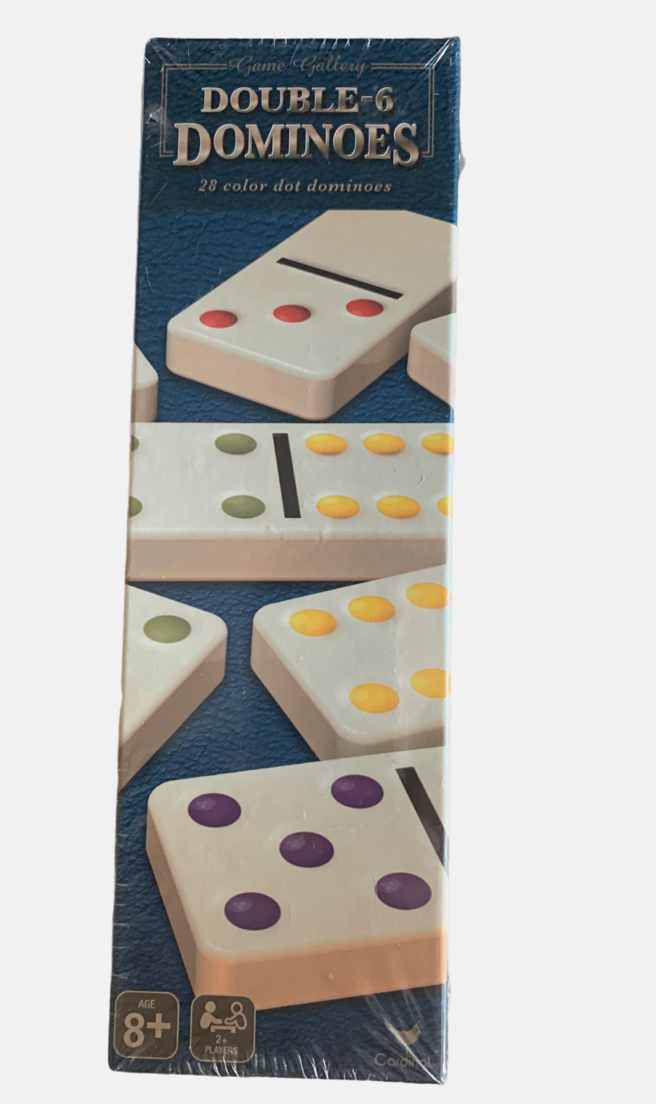 Double 6 Color Dot Dominoes