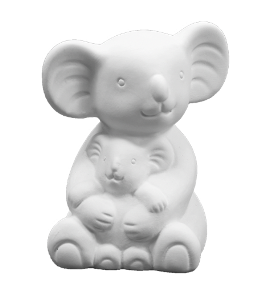 Koala-mom and baby pottery