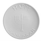 Happy Hanukkah Plate Pottery