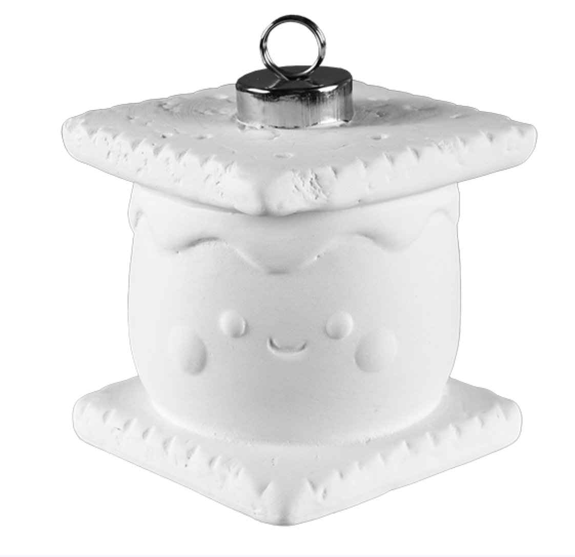 S'more Ornament Pottery