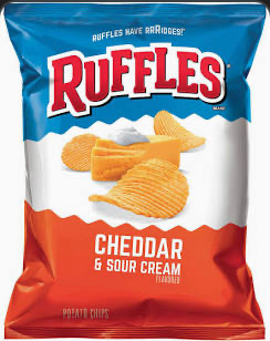 Ruffles cheddar & sour cream