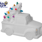 Christmas Tree on truck Pottery
