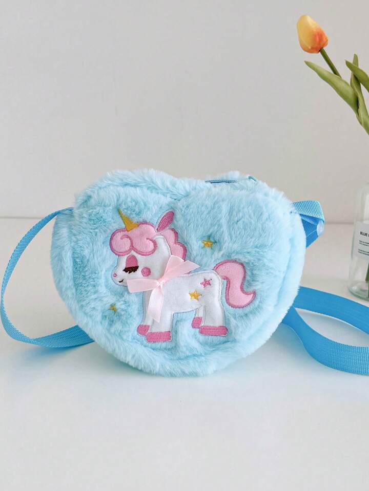 Fluffy Unicorn Purse