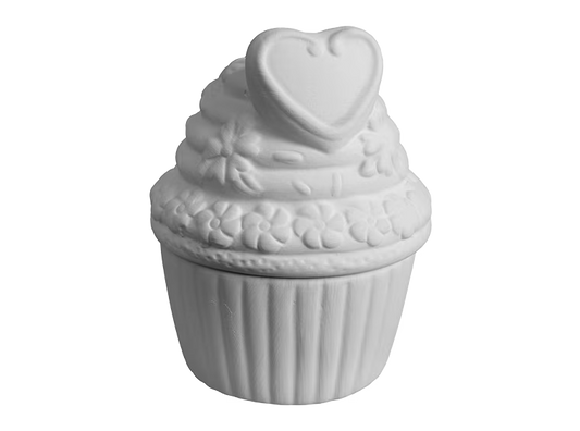 Heart Cupcake Bank