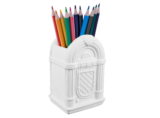 Jukebox Pottery Container